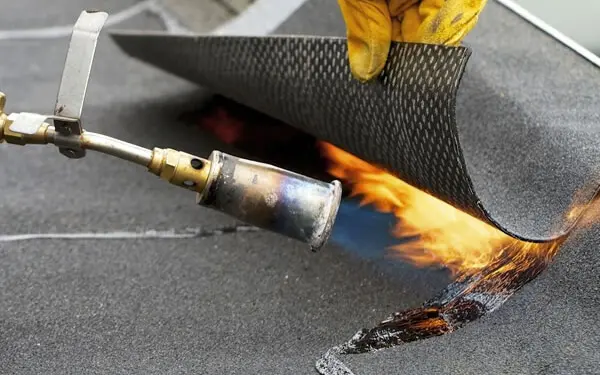 travaux de toiture sur toit terrasse