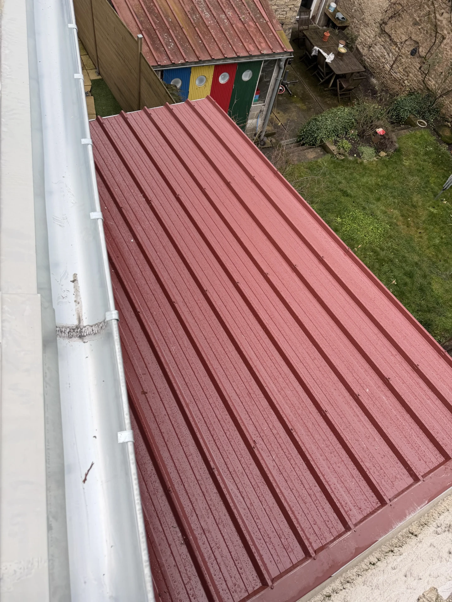 toiture bac acier et gouttieres neuves