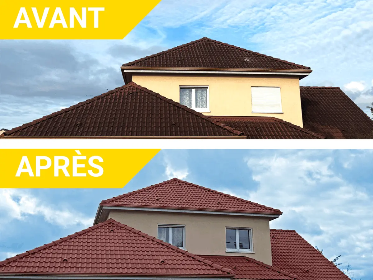 traitement de toiture hydrofuge avant apres renov toiture lorraine